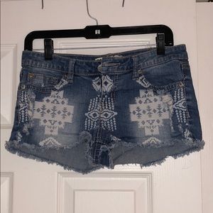 Tribal Patterned Shorts